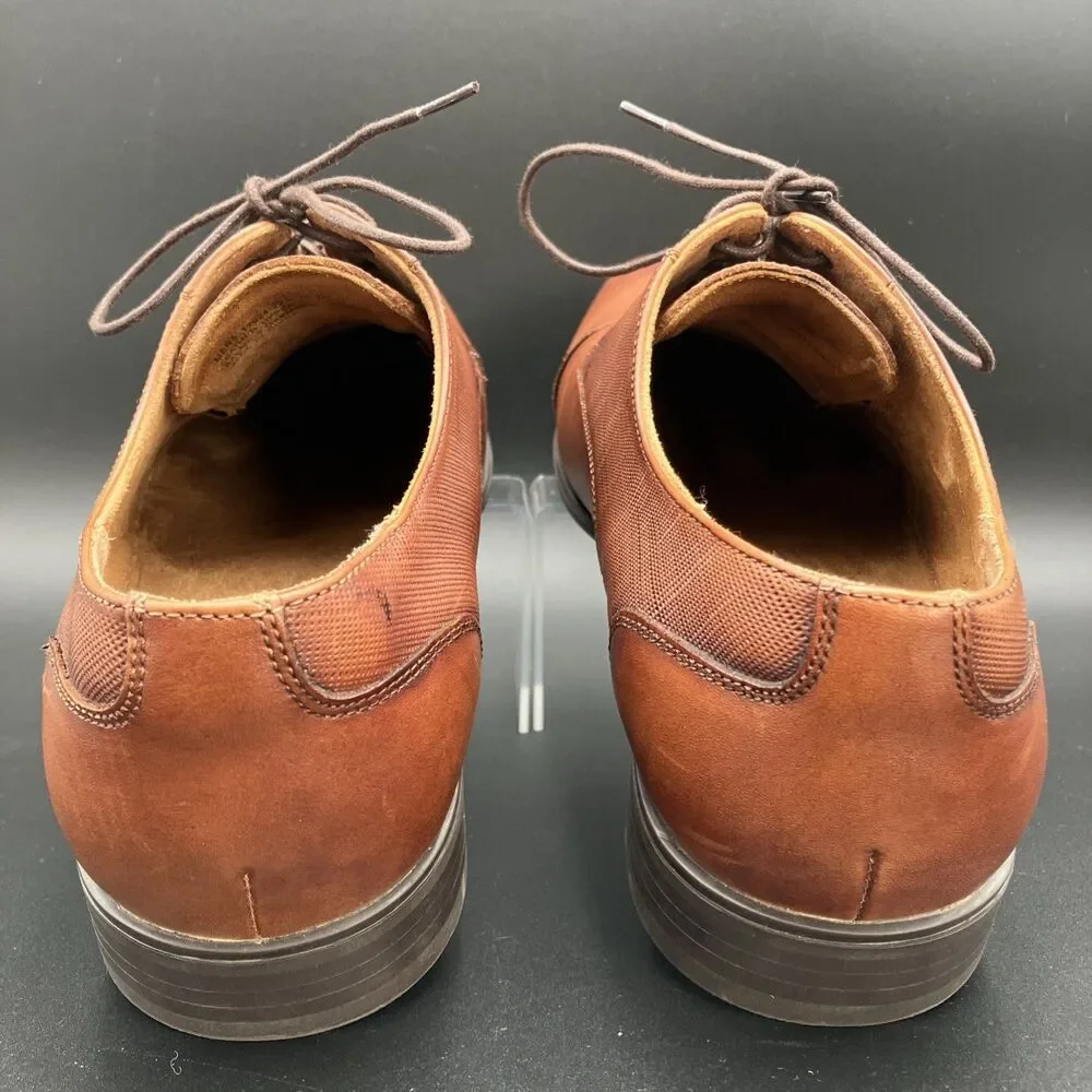 Florsheim Shoe Company Men's 10.5M Brown Leather Dress Shoes Style 11924 221